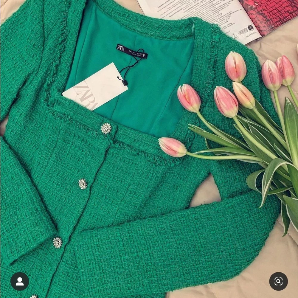 Flash sale🔥Zara tweed dress bloggers fav - Picture 5 of 16